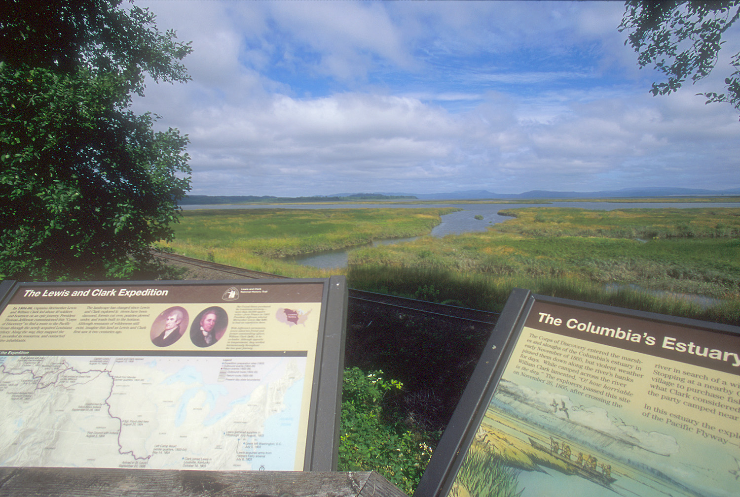 Lewis & Clark National Wildlife Refuge, Hwy. 30 east of Astoria