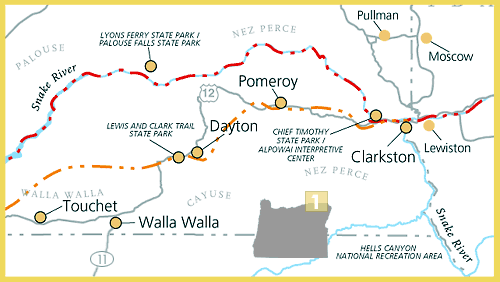 Region 1 (Lewiston to Pendleton)