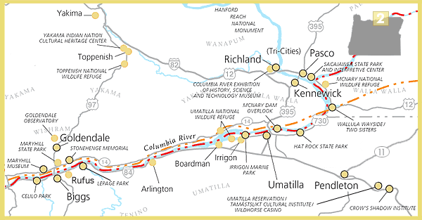 Region 2 (Pendleton to Biggs)